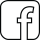 Facebook Logo outlined in black